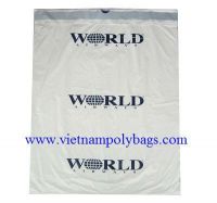 Durable LDPE plastic poly draw tape bags