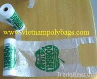 grocery HDPE bag on roll