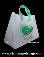 loop handle plastic shopping bag - high quality