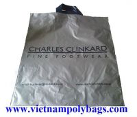 loop shopping plastic poly bag made in Vietnam
