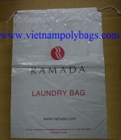 Biodegradable laundry bag with pp cotton fabric