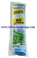 HDPE grocery bag on roll made in Vietnam