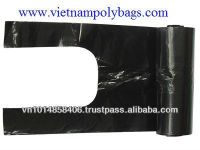 black dog waste bag on roll