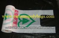 logo print t-shirt bag on roll made in Vietnam