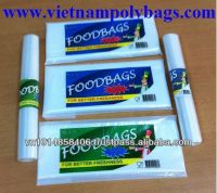 HDPE food bag on roll