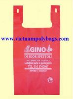 Hang hole vest handle pp non woven bag