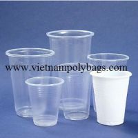 Disposable plastic cup