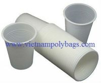 Disposable plastic cup