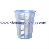 Disposable plastic cup