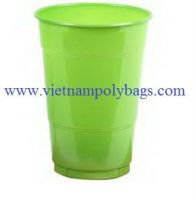 Disposable plastic cup