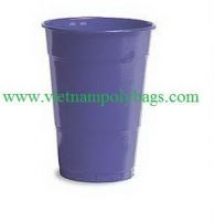 Disposable plastic cup