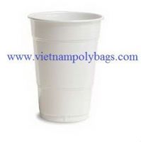 Disposable plastic cup