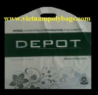 LDPE wave top plastic shopping bag