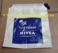 Plastic poly bag with pp string