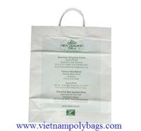 rigid handle plastic poly bag