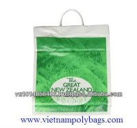 rigid handle plastic poly bag