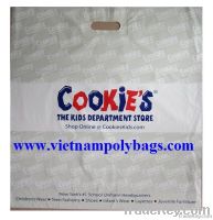 Promotional Recyclable patch handle plastic poly bag