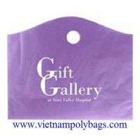 Gift shopping wave top plastic bag
