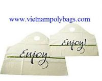 Food carry out wave top poly sack