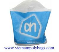 Super market carrier wave top plastic bag