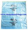 Blue draw-tape LDPE poly bags
