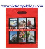 Hot sale HDPE Die cut plastic bag