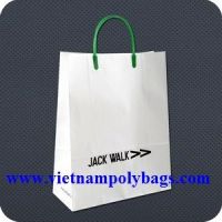RG-12 rigid handle plastic shopping bag