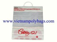 Rigid Handle Plastic Bags for shopping