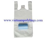 Shopping handle plastic bag