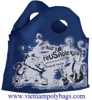 Nice wave top plastic bag for shopping