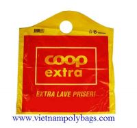 Varigauge shopping wave top plastic bag