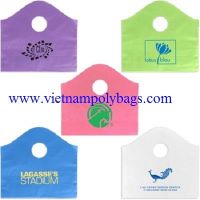 WT-60 Customized printing shopping wave top plastic bag