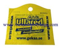 High quality HDPE Wave top handle poly bag