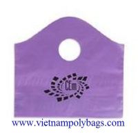 WT-59 Company Logo printing wave top plastic bag