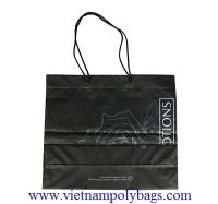 Drawstring plastic poly bag for ice packaging