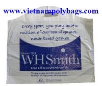 WT-10 Vietnam poly plastic bag with wave top handle 