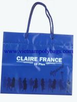 DT-25 Blue laundry bag with elastic closure