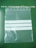 Vietnam zipper plastic bag