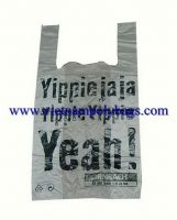 TS-208 HDPE recycle vest carrier bag 