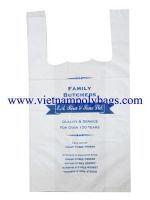 TS-185 Vietnam shopping LDPE recycle vest carrier bag