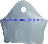 WT-65 HDPE white color wave top plastic bag