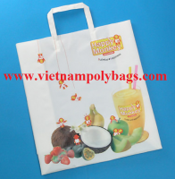 TF price Customized Christmas tri-fold plastic bag