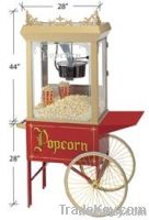 Gay 90`s Whiz Bang 12oz. Popcorn Machine with Cart