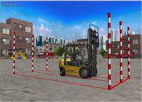 Loader and forklift truck simulator