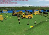 Loader and forklift truck simulator