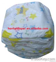 high grade baby diaper with high absorb
