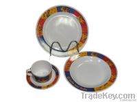 melamine round dinnerware