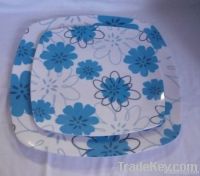 melamine square plate