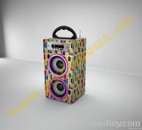 Portable music speaker J8 with karaoke