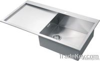 stainless steel kitchen sink / strainer with chopping board